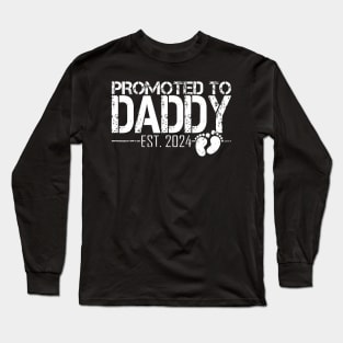 Promoted To Daddy Est 2024 Long Sleeve T-Shirt